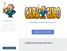 Tablet Screenshot of caradeculo.com